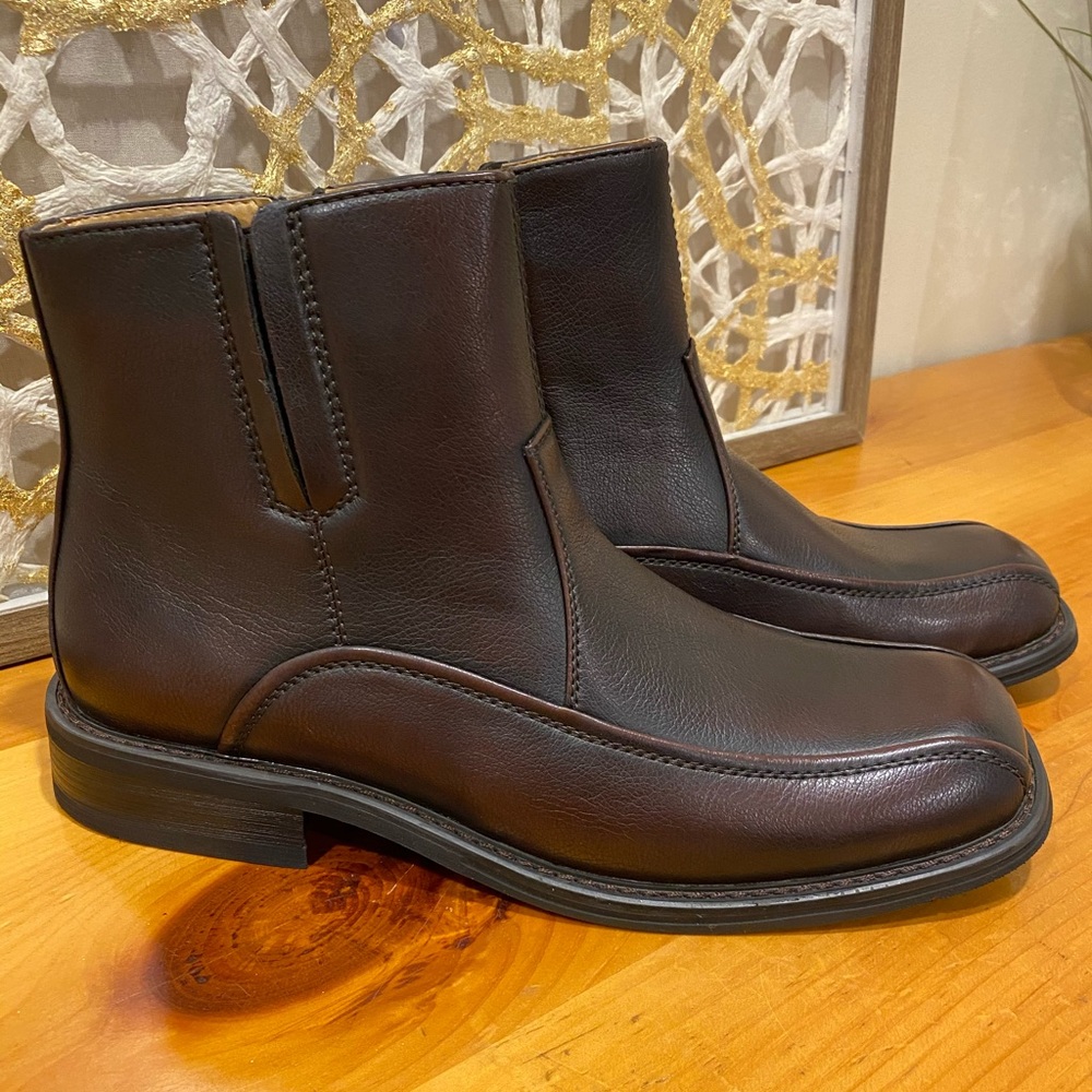 Bass & Co Mens Dress Leather Boots Size 9.5